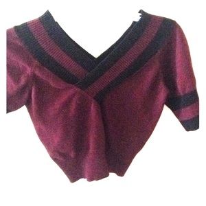 Sweater crop top